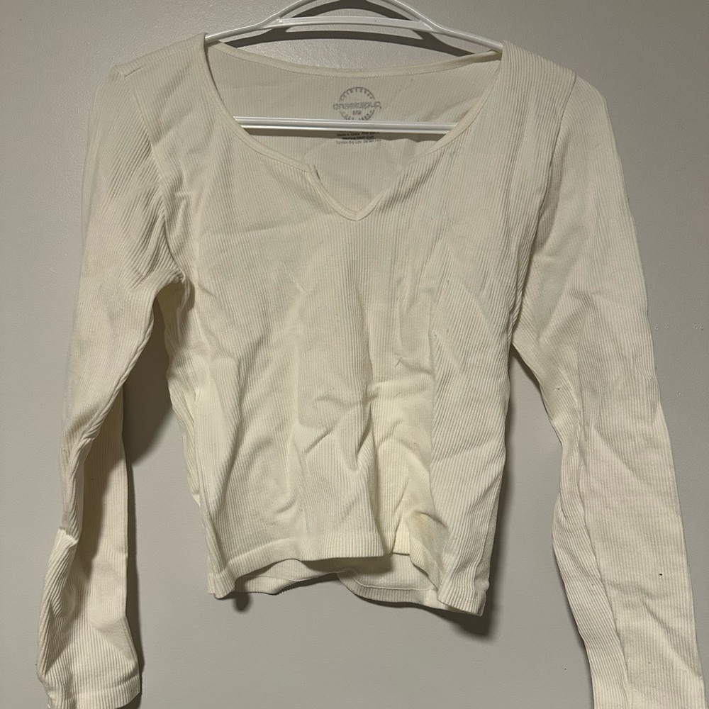 Basic white tee
